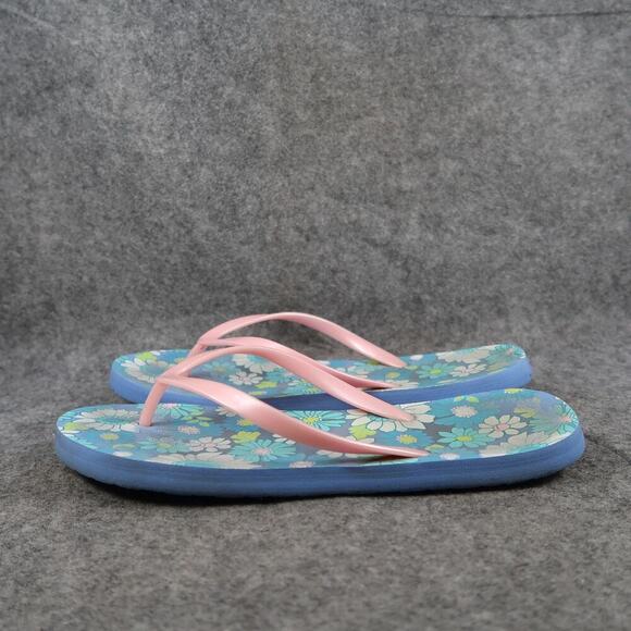 Casual Shoes Womens 9 Sandals Flip Flops Slip On Thong Beach Surf Swim Flat - Picture 3 of 9
